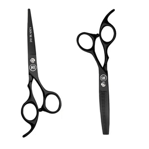 6.0" Shears + Texturizing Shears (Black & Blue Set)